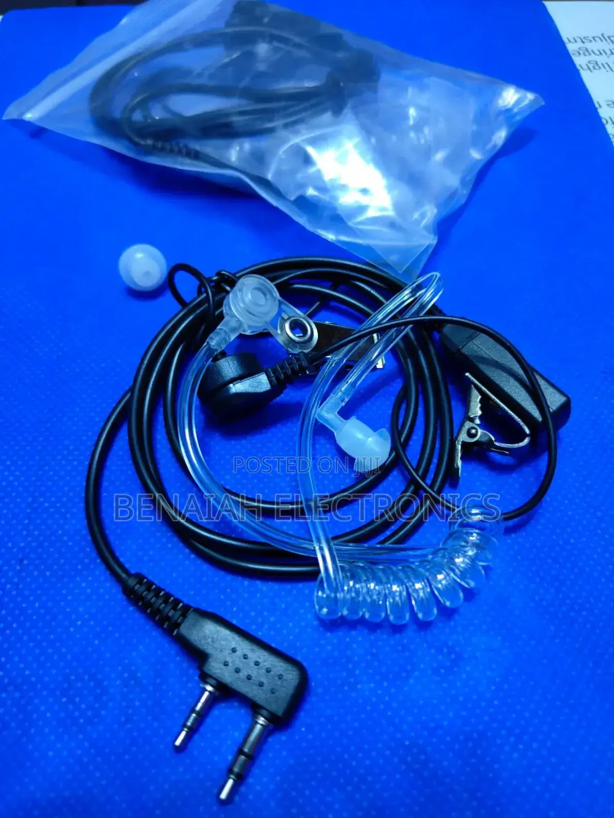 WALKIE TALKIE EARPHONES.Baofeng Earpiece.Two Pin Earphones