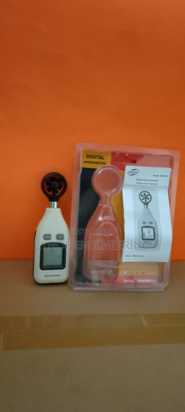 Compact Digital Anemometer for Windspeed