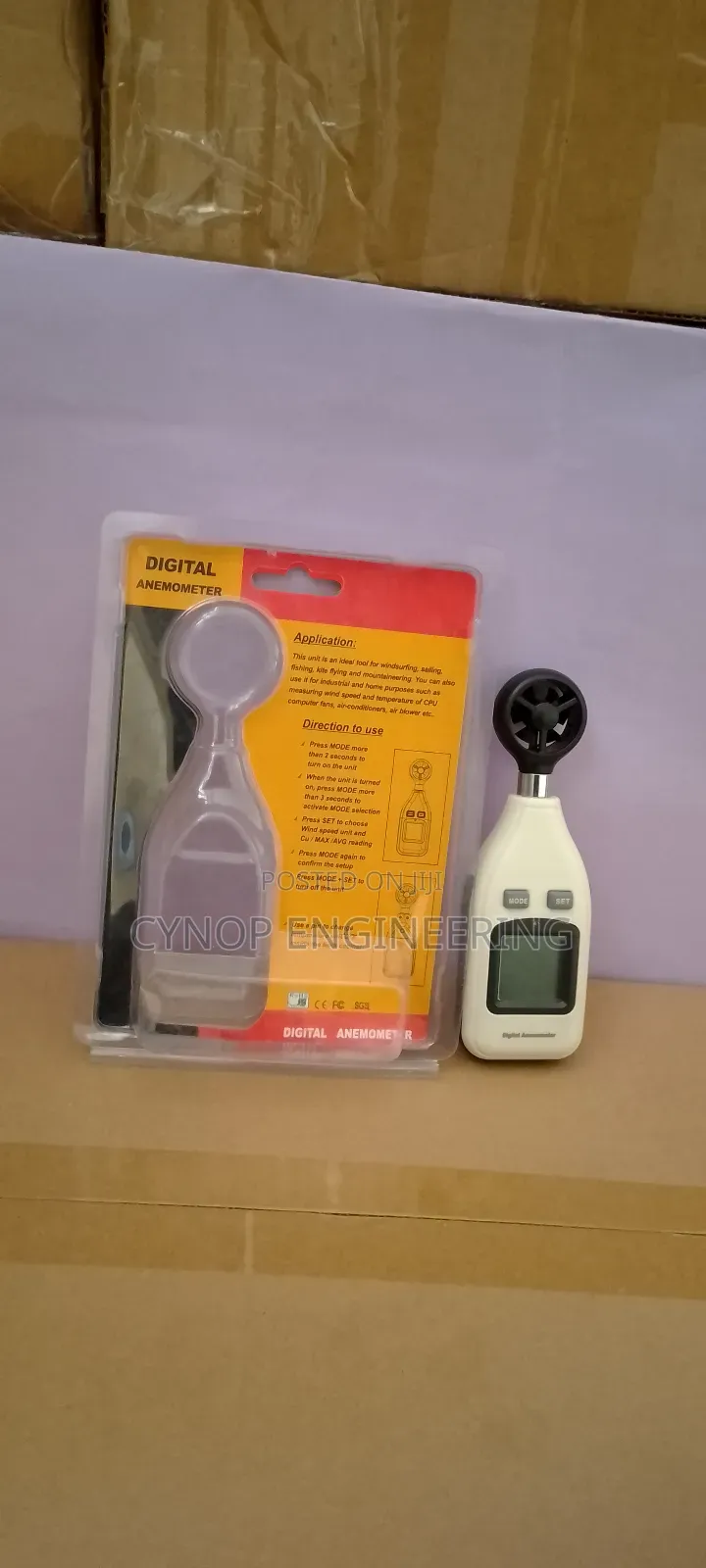 Durable Digital Anemometer for Outdoor Conditions