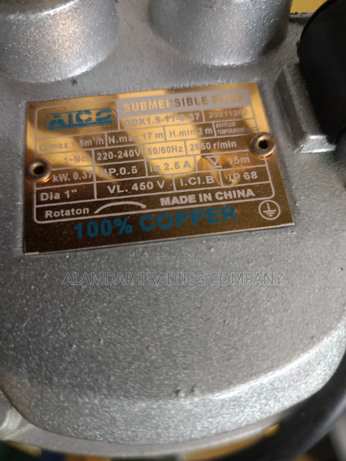 Submersible Water Pump