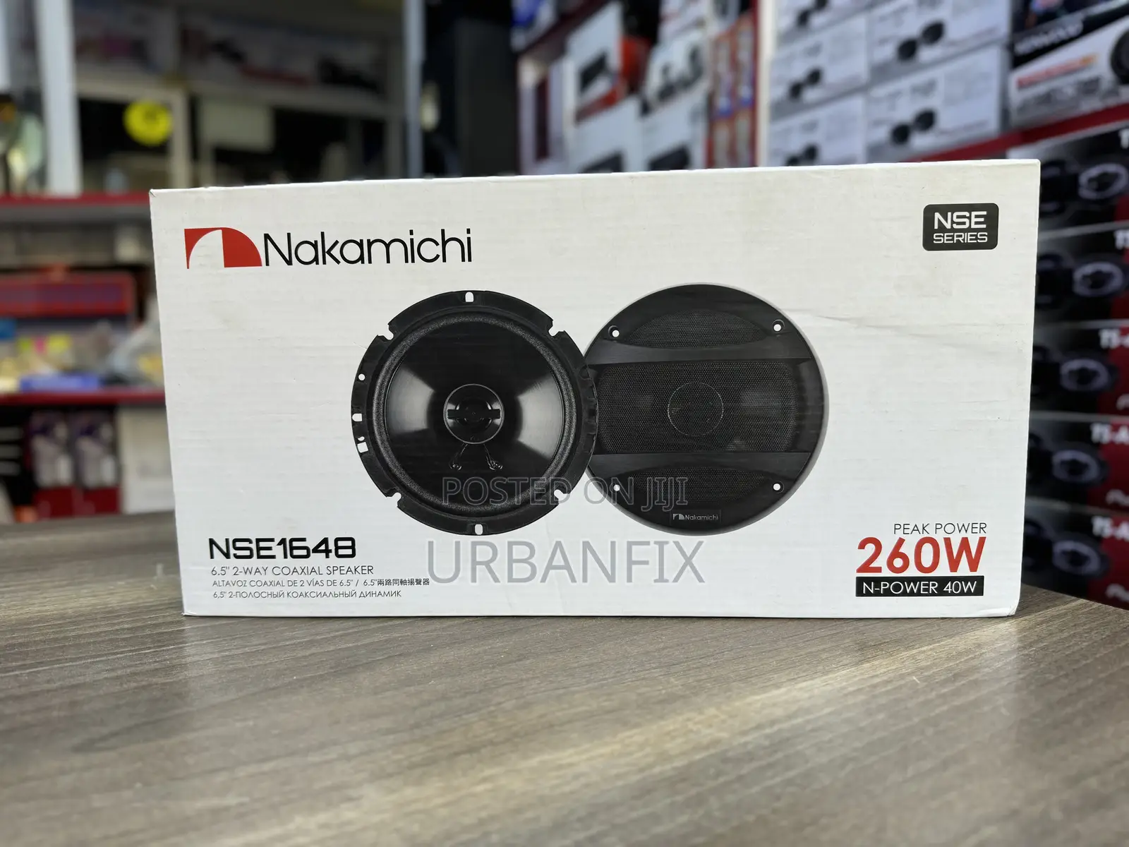 Nakamichi 260 Watts 6 Inch Midrange Speakers- A Pair