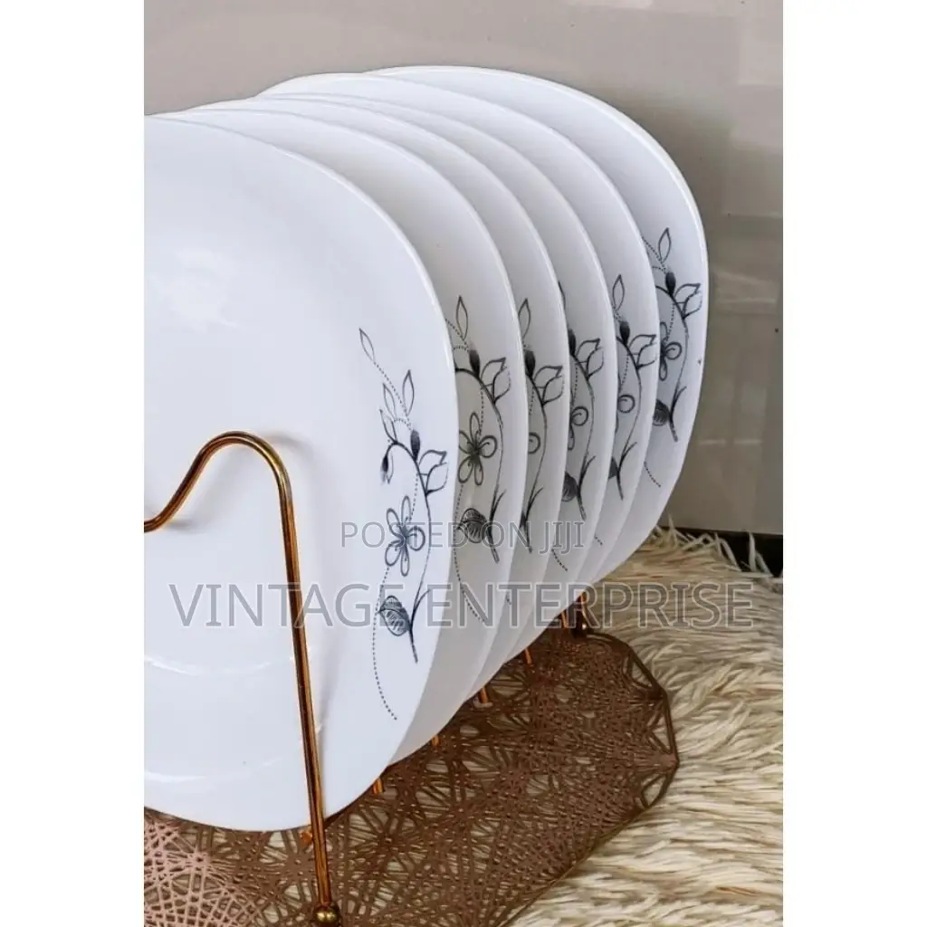 Quality 6 Set Dinner Plates .(6 Dinner Set).