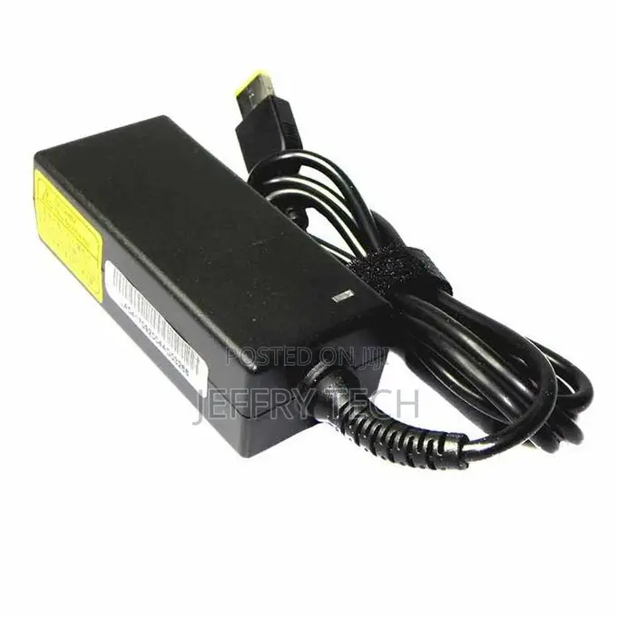 Lenovo Charger LENOVO 20V 2.25A USB Tip + Cable - Black