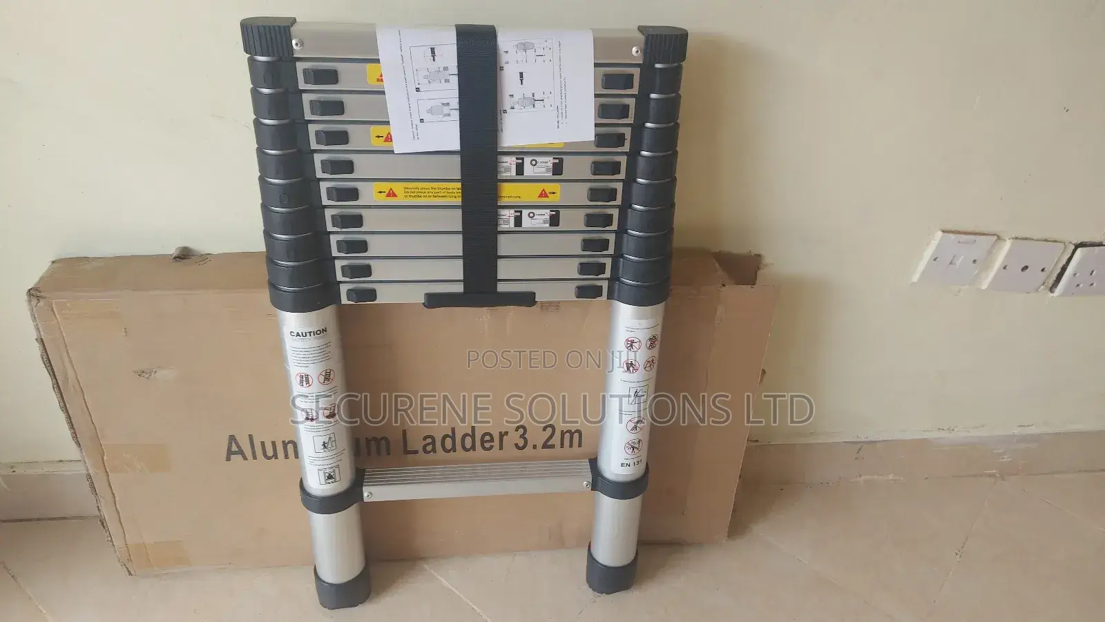 3.2m Single Telescopic Ladder