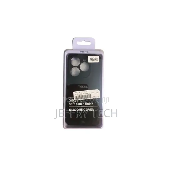 Tecno Tecno Pop 8 +Shockproof Silicone Case - Black