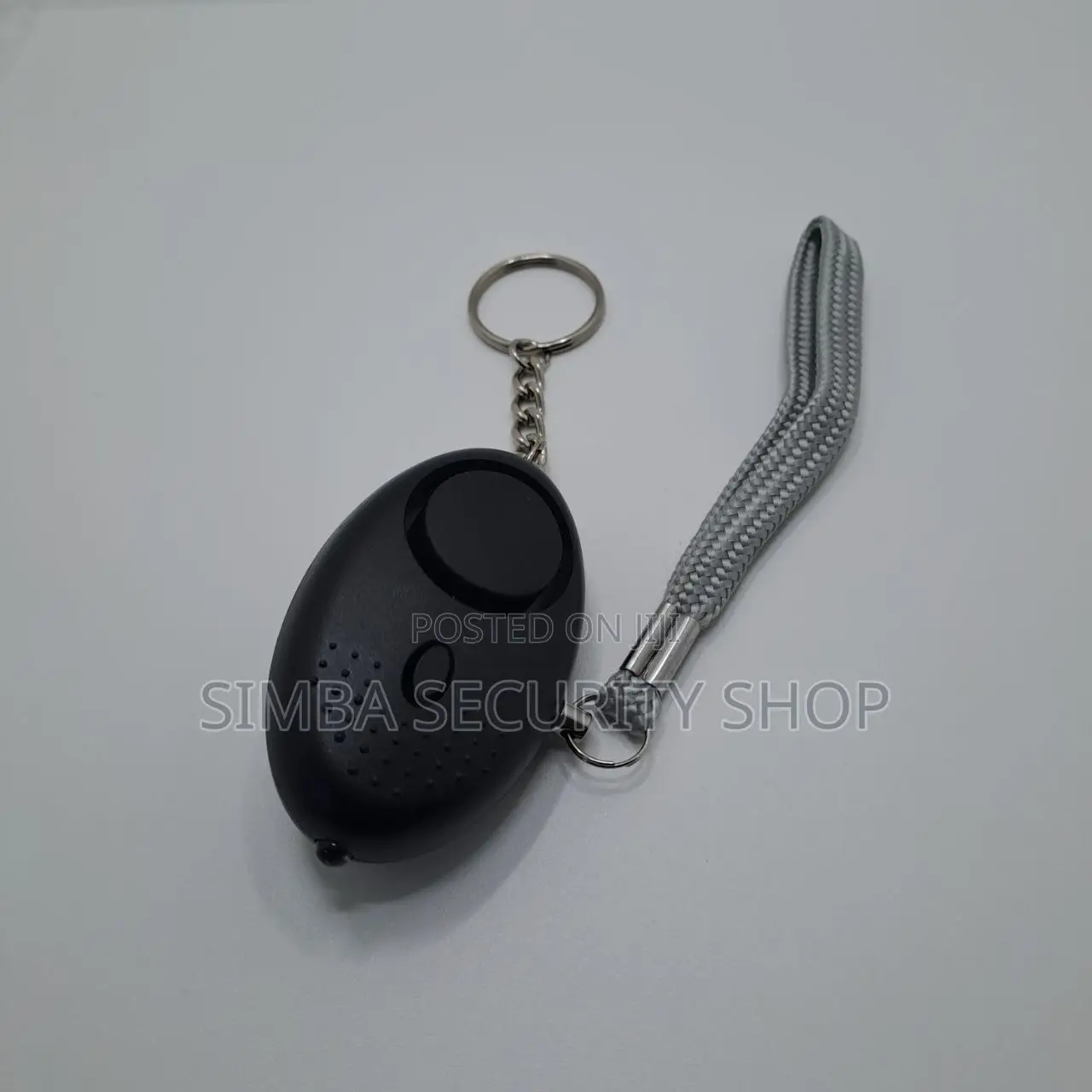 Personal Alarm Keychain Siren 140 Db Led Light Holder Safety