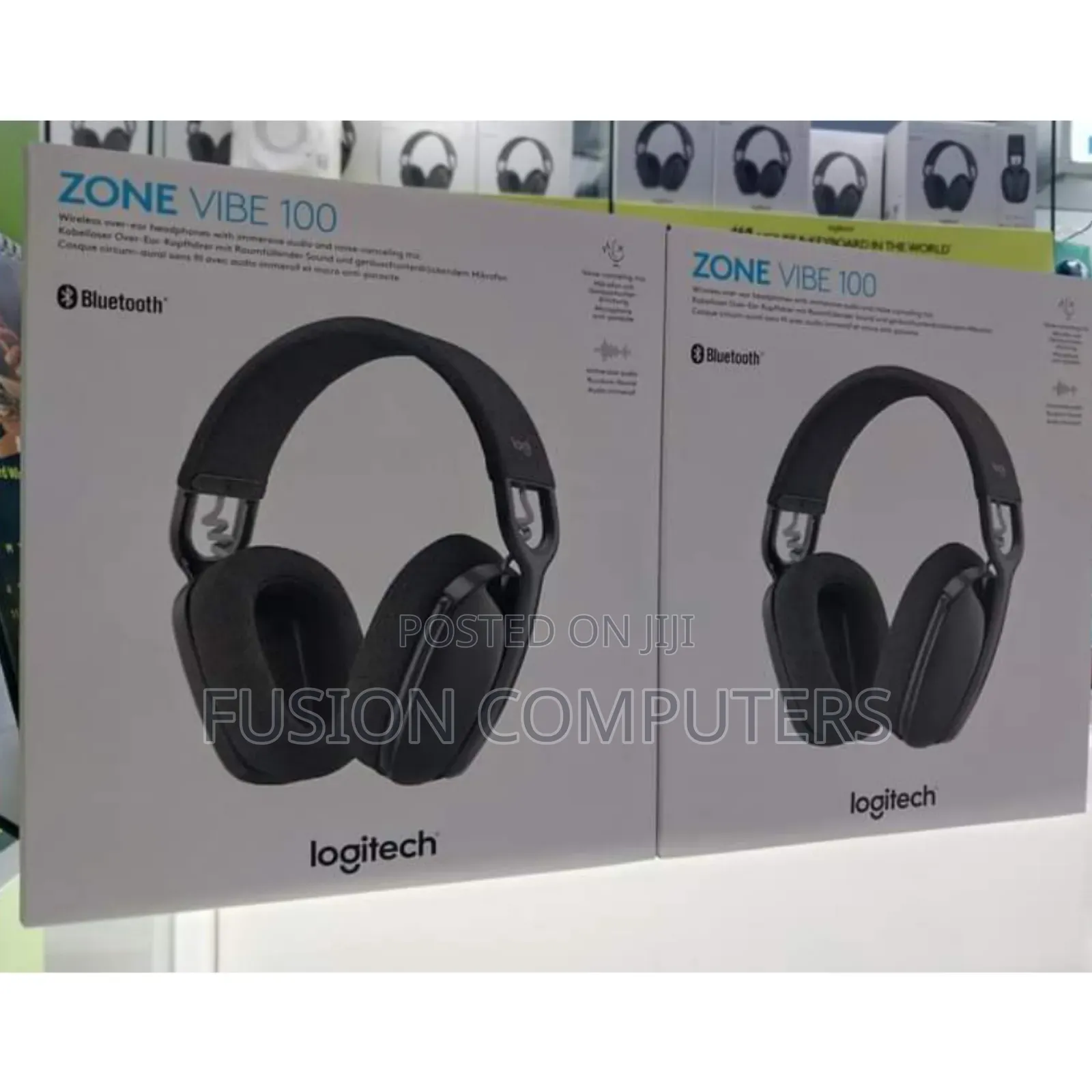 Logitech Zone Vibe 100 Wireless Noise Canceling Headset