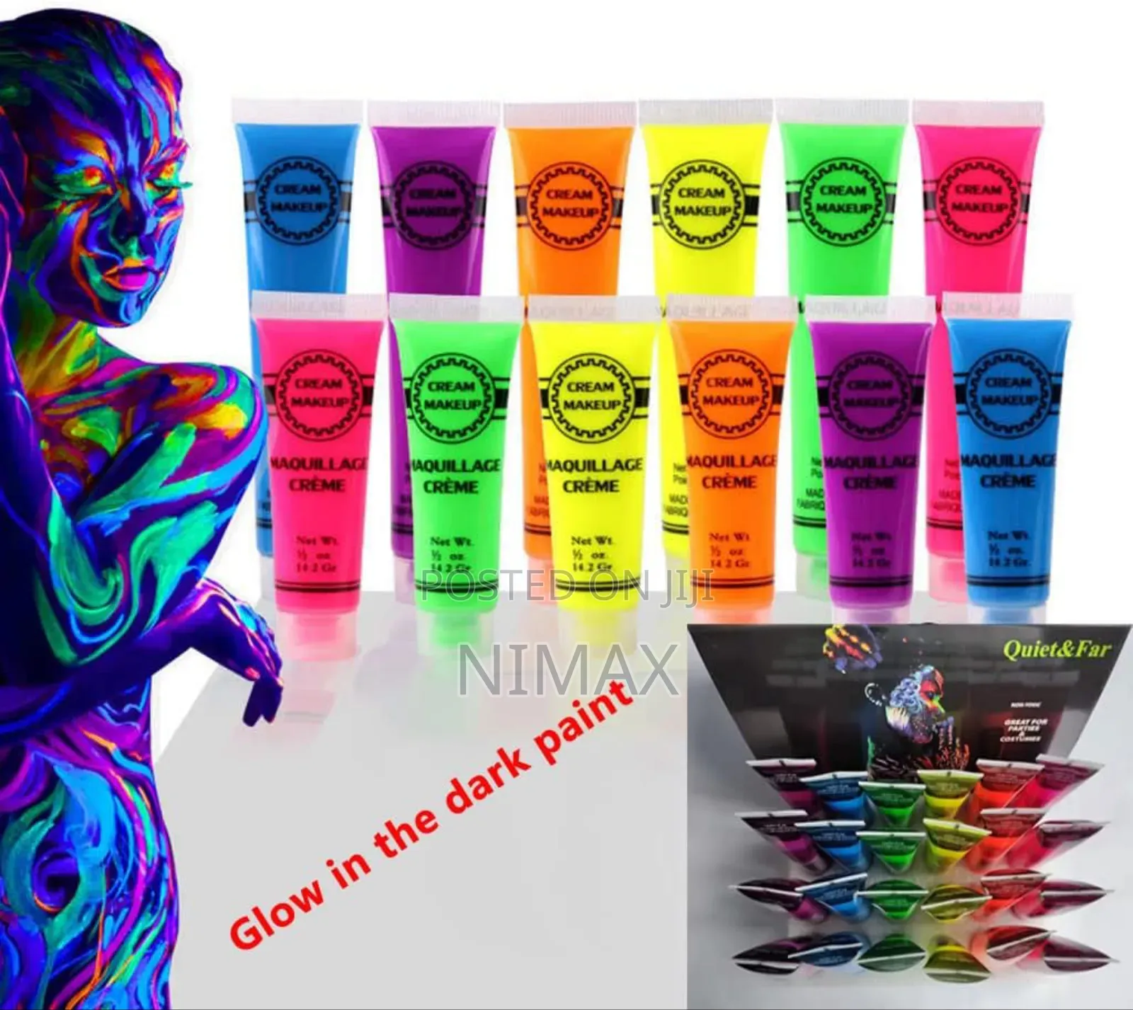 Paint Glow Face and Body Paint - 6pack