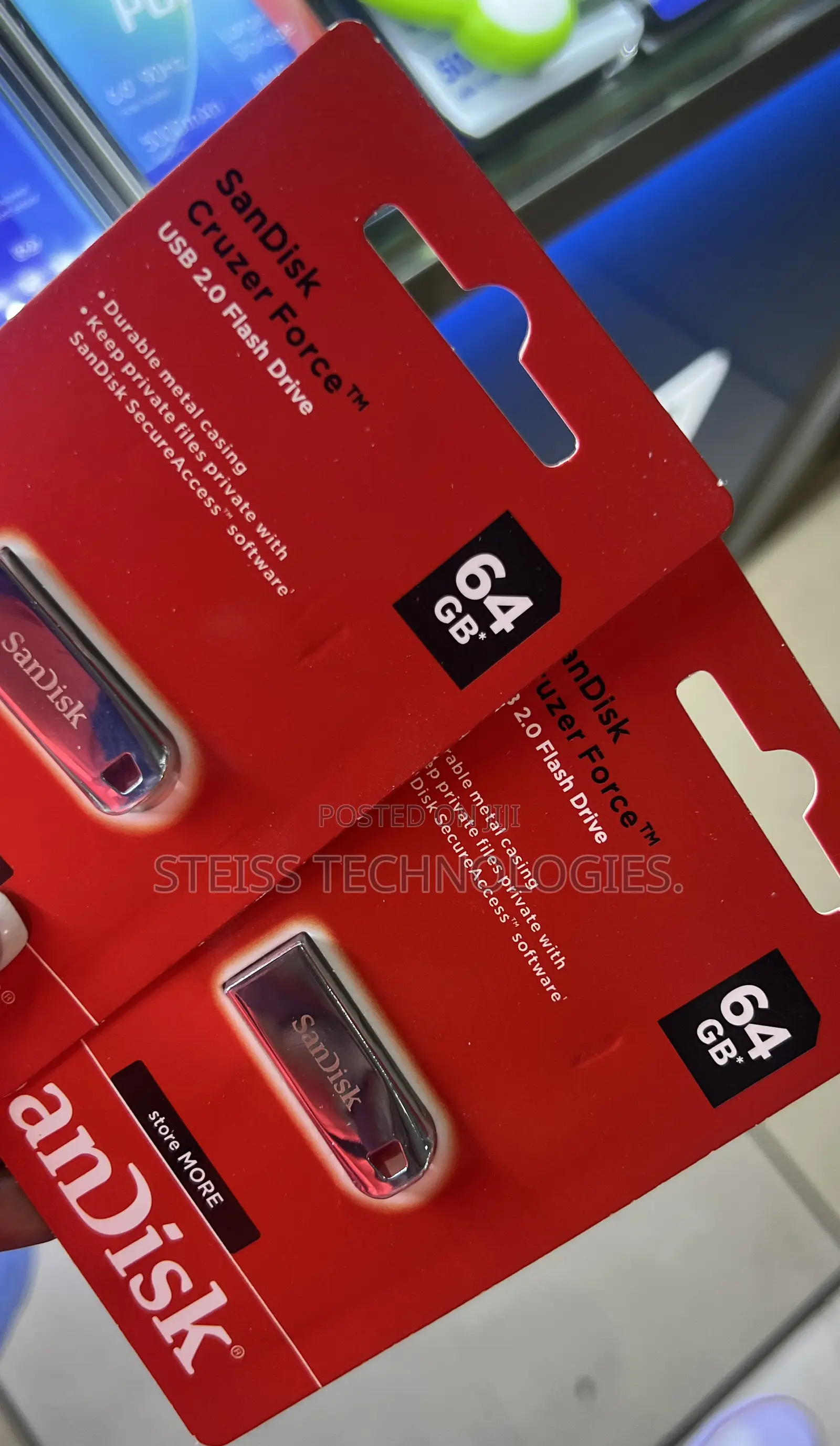 64gb Cruzer Force Flashdisk.