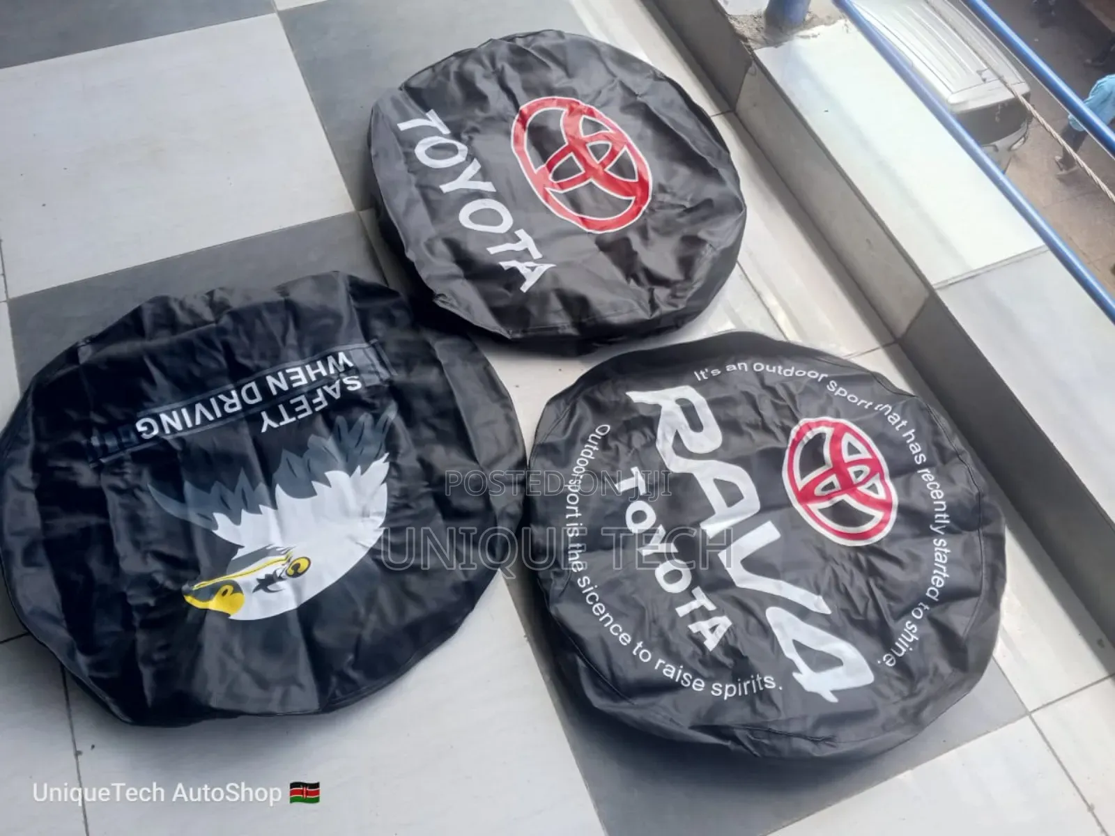 Spare Wheel Covers , PVC Material Universal Wheel Covers