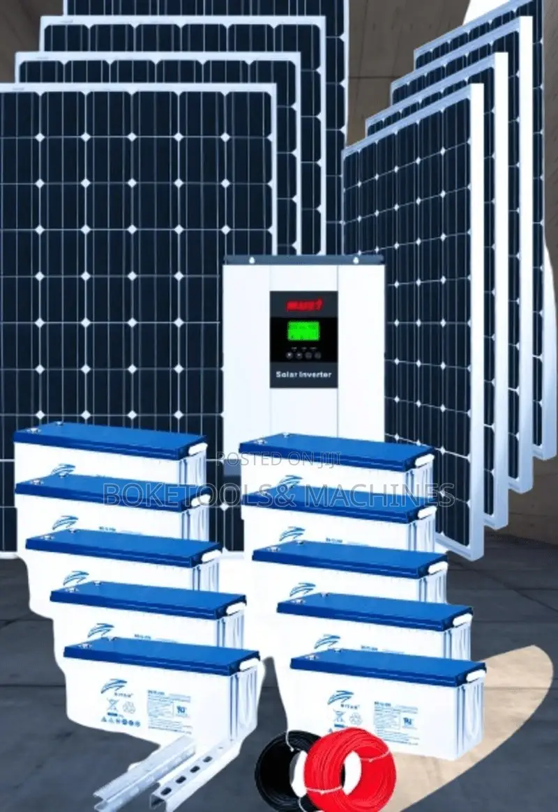 4,000 Watts Complete Home Solar Off-Grid Kit