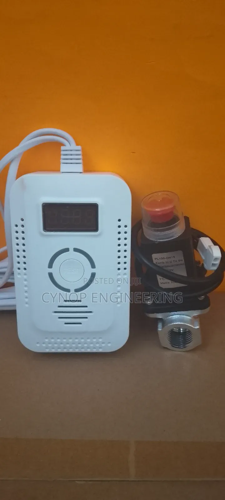 School Lab Gas Leak Detector With Solenoid