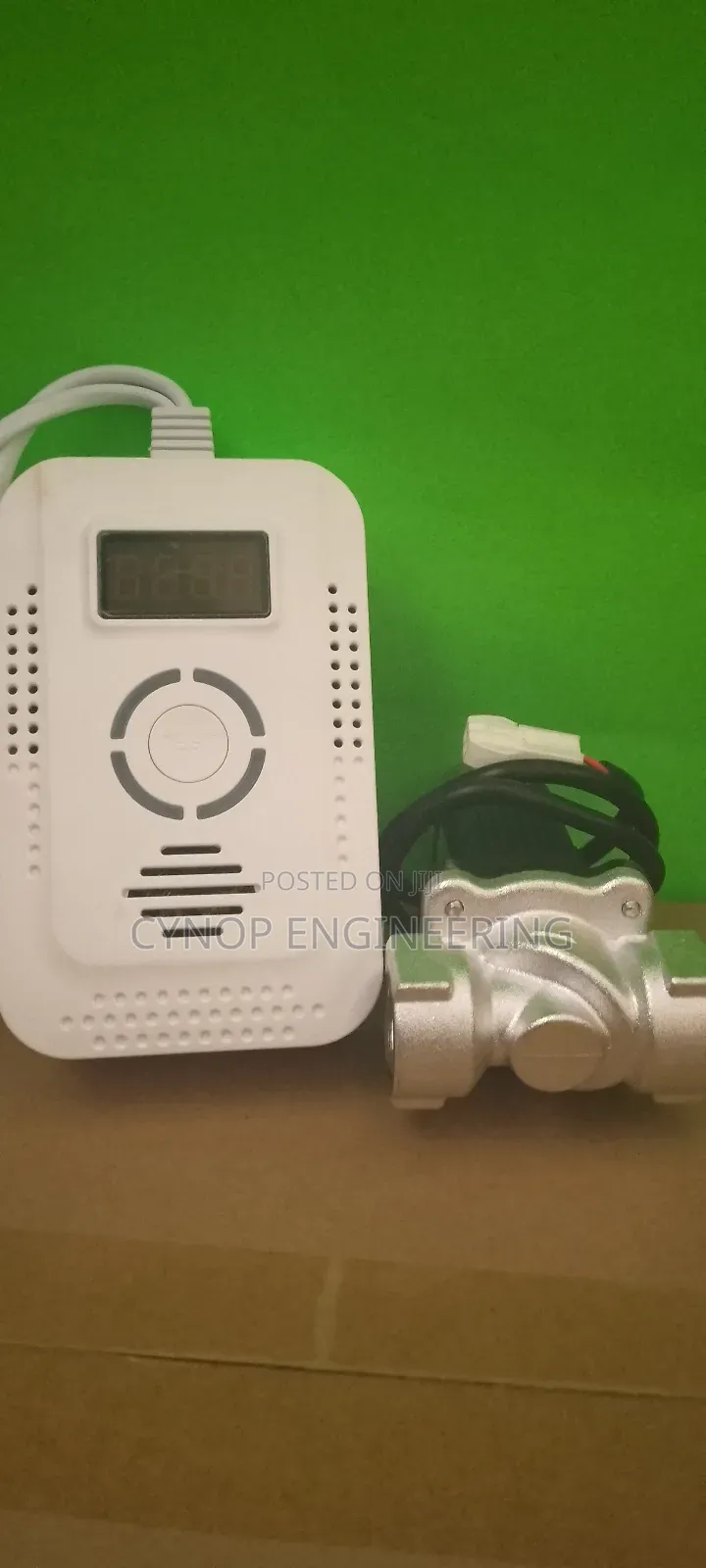 Airbnb Gas Leakage Detector With Solenoid