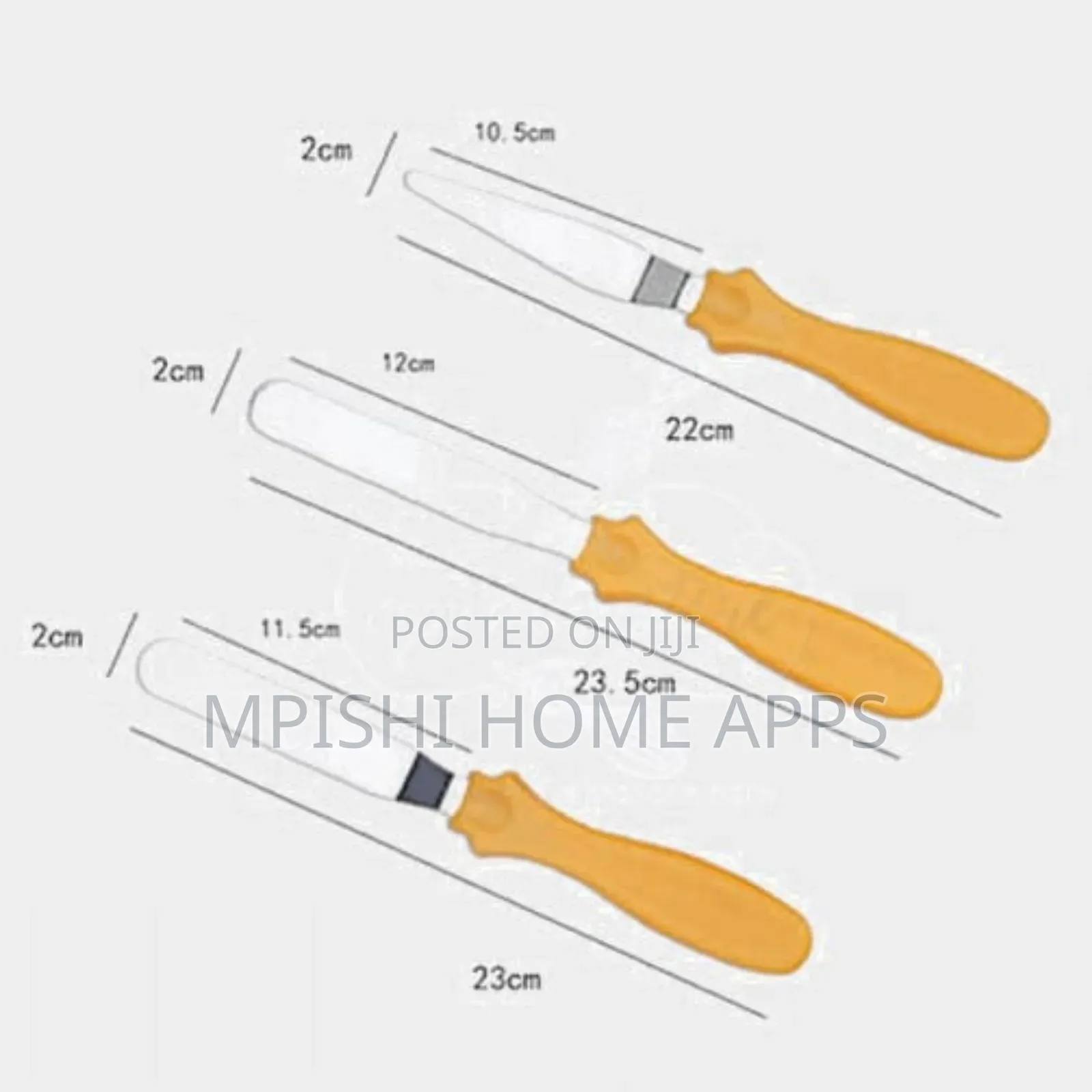 3 in 1 Cake Pallet Knifes