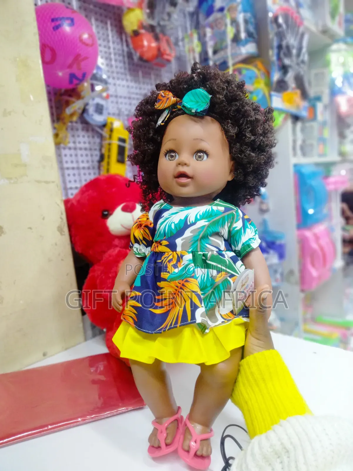 Big African Doll With Clothes