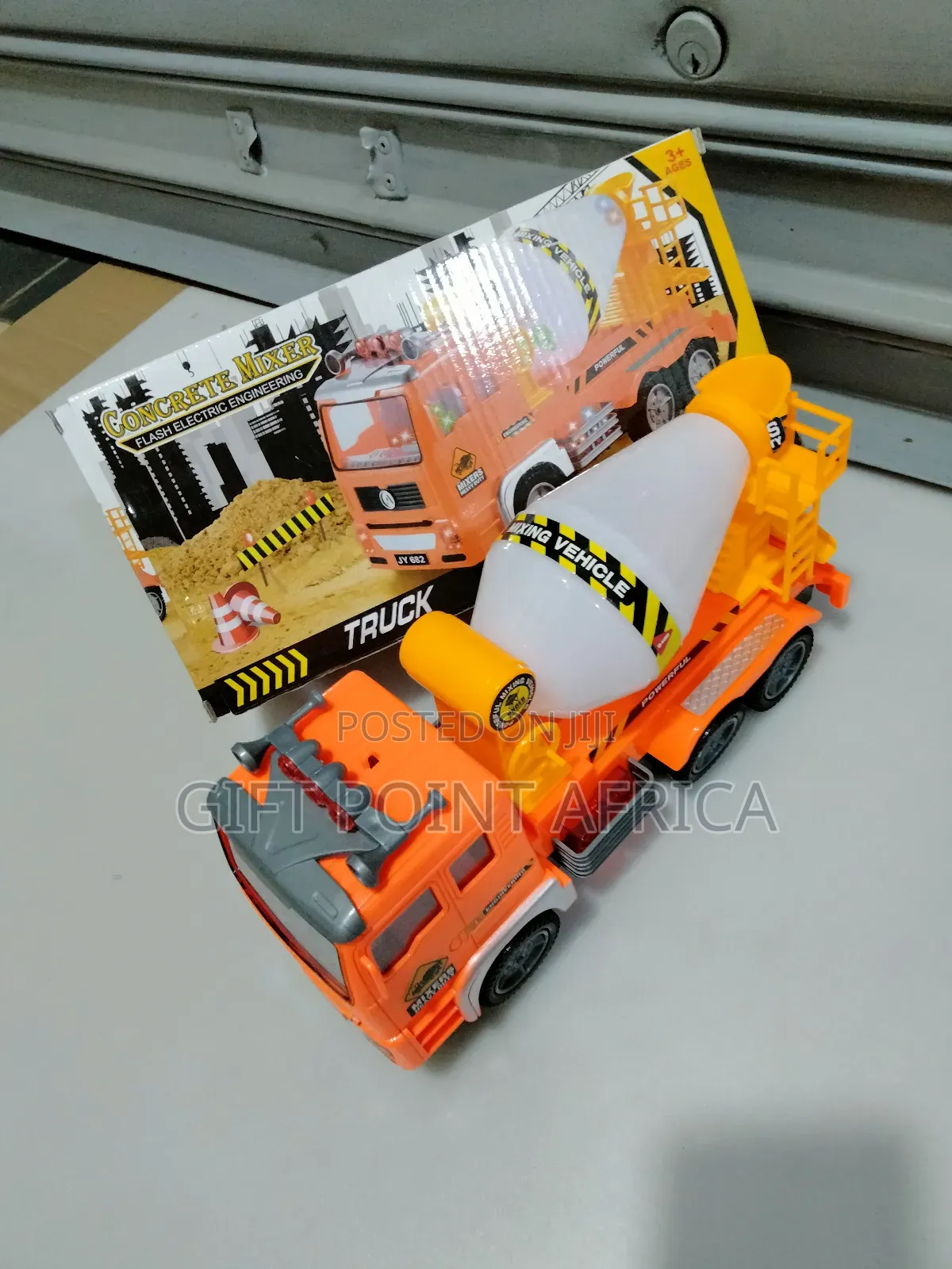 Battery Operated Concrete Mixer Toy for Kids