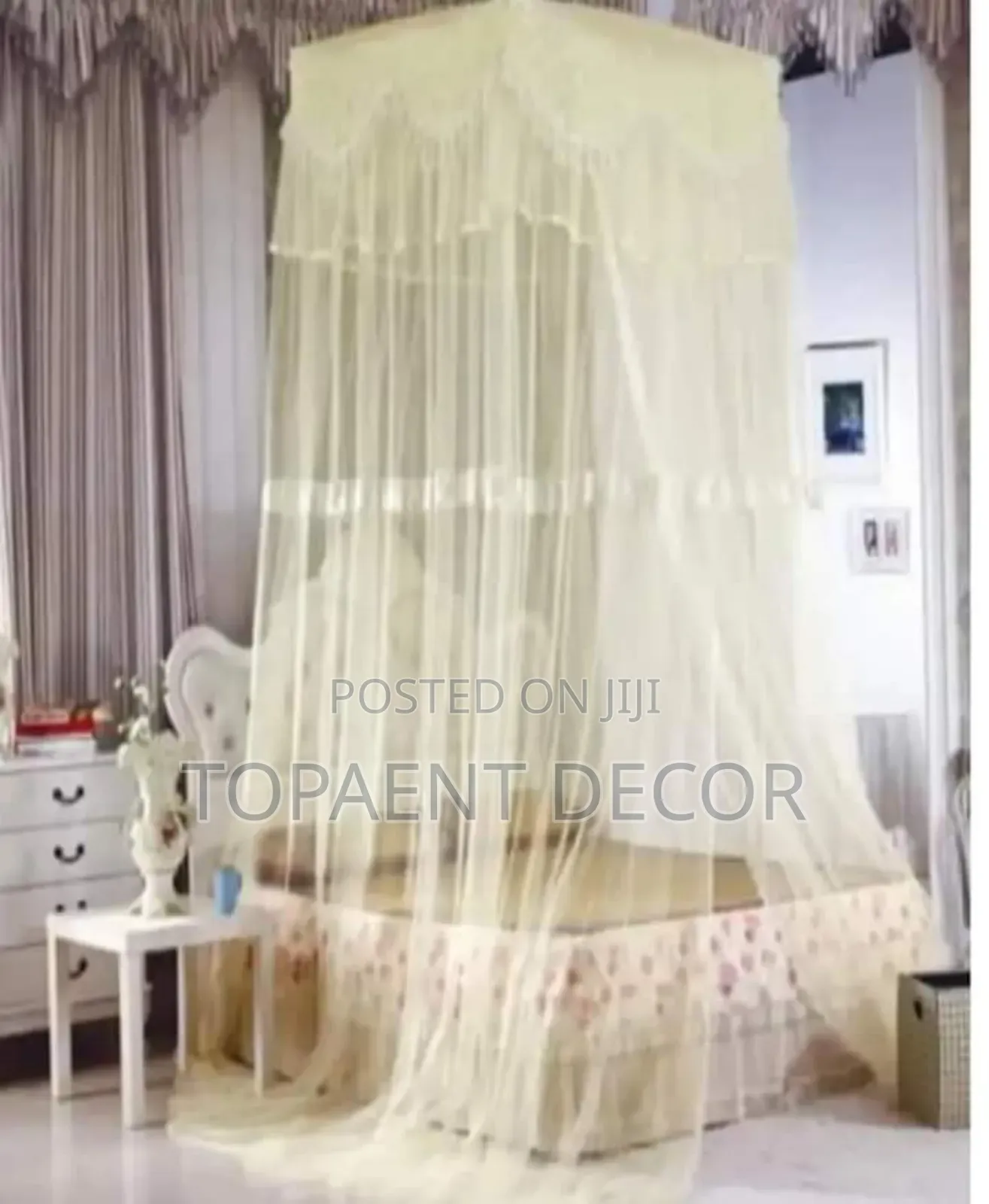 Cream Top Square Mosquito Net Cream Top Square Mosquito Net