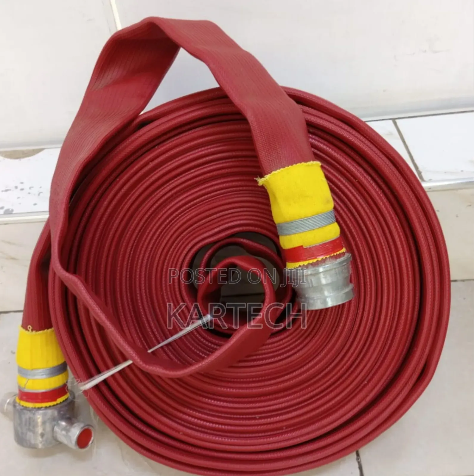 Durable Rubber-lined Red Delivery Hose (2.5 Inch 30M)