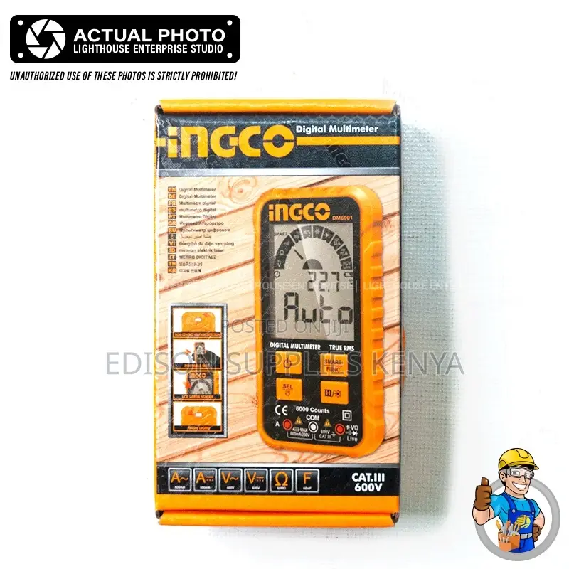 Digital Multimeter 600V Ingco Digital Multimeter 6000 Counts