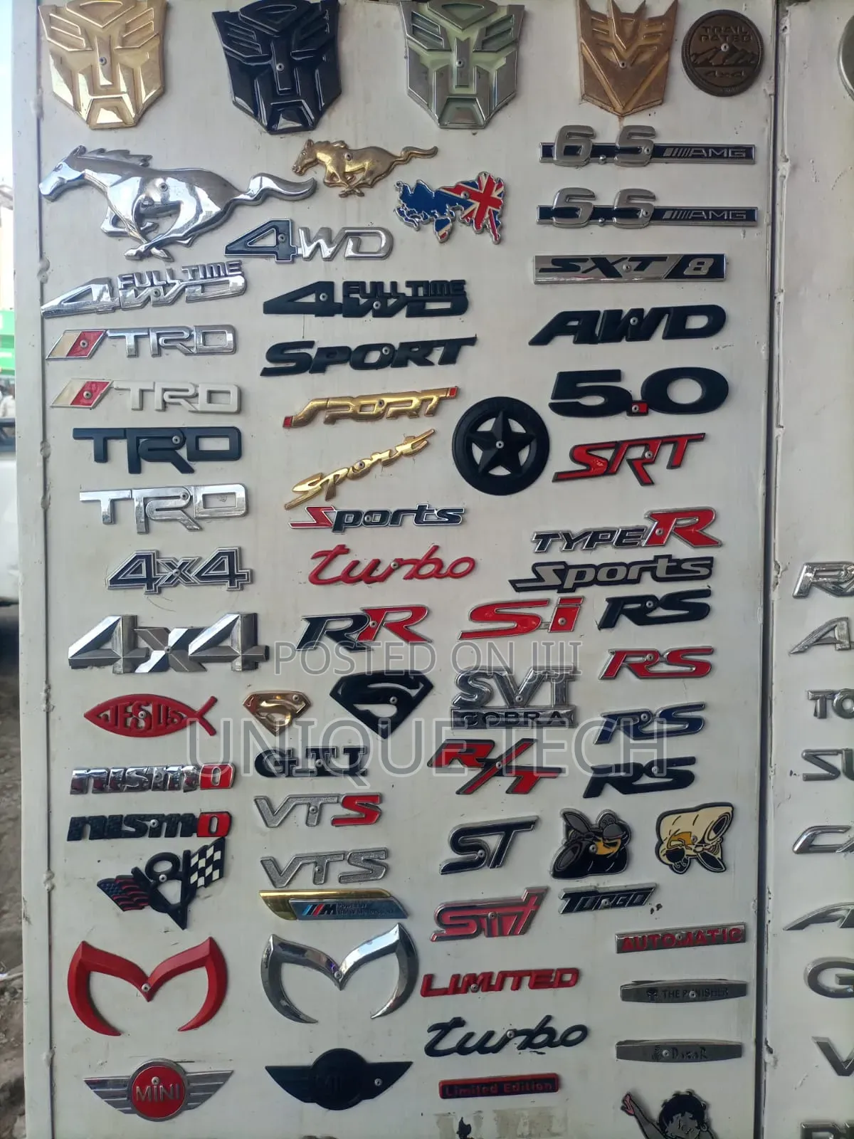 Car Chrome Stickers Logo Badges