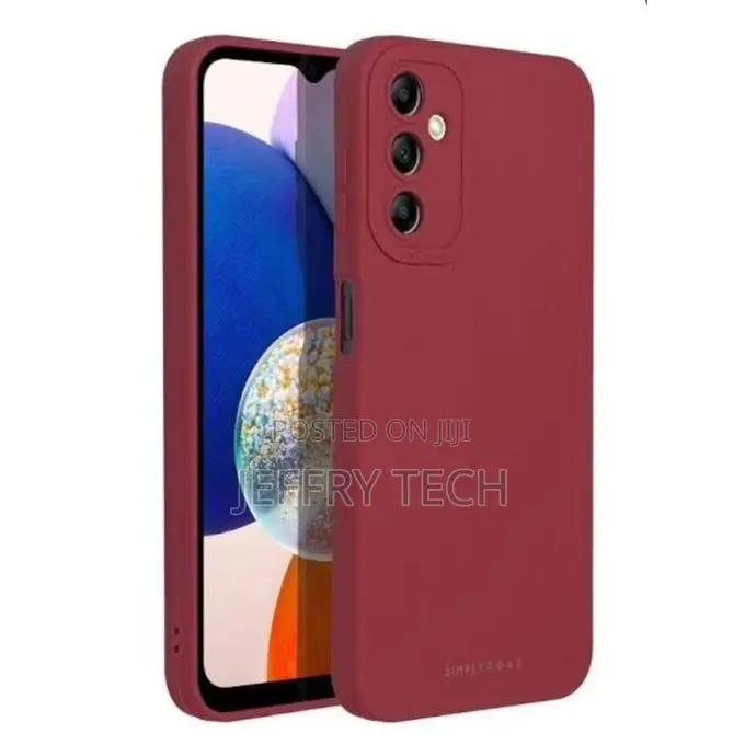 Samsung Galaxy A15 Maroon Soft Silicone Phone Case/ Cover