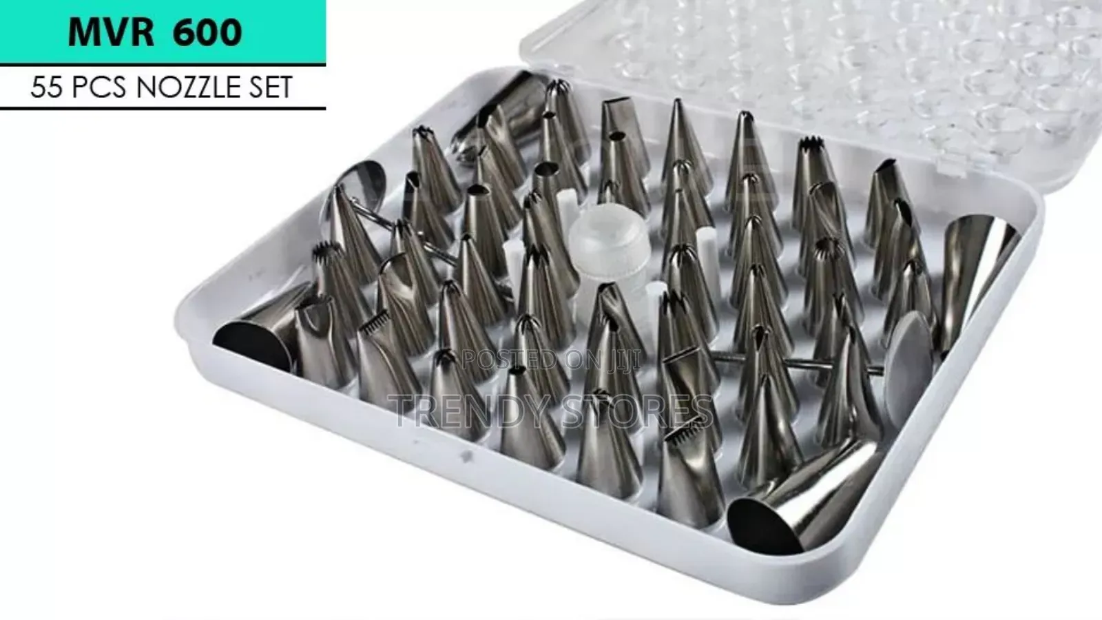 Silver Cake Decorating Set