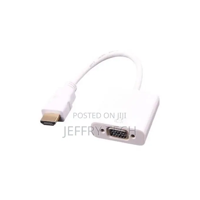 HDMI Male - VGA Female Converter Cable - White