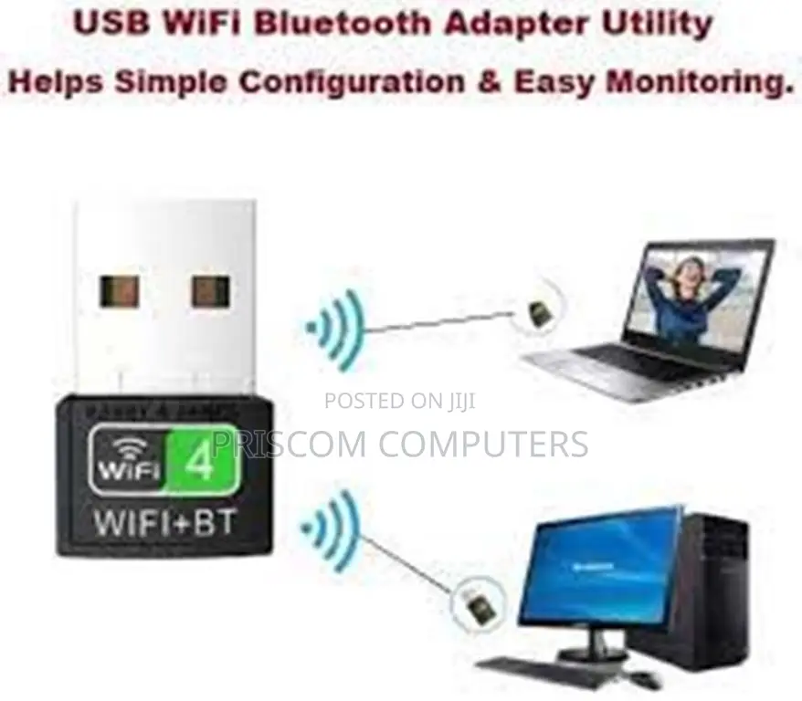 2 in 1 Wifi Bluetooth Dongle Adapter, Wifi Bluetooth Adapter