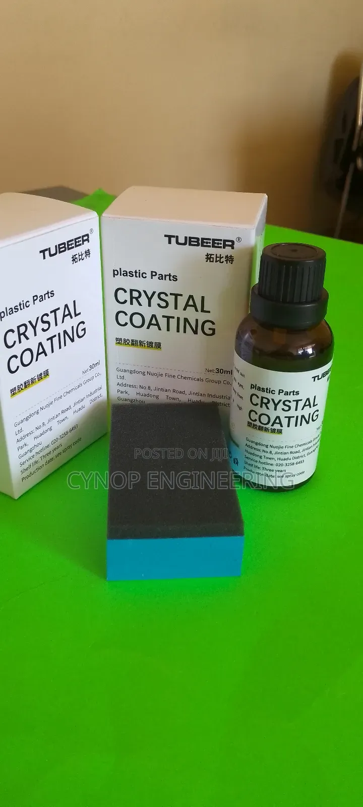 Glossy Finish for Plastic Car Trims