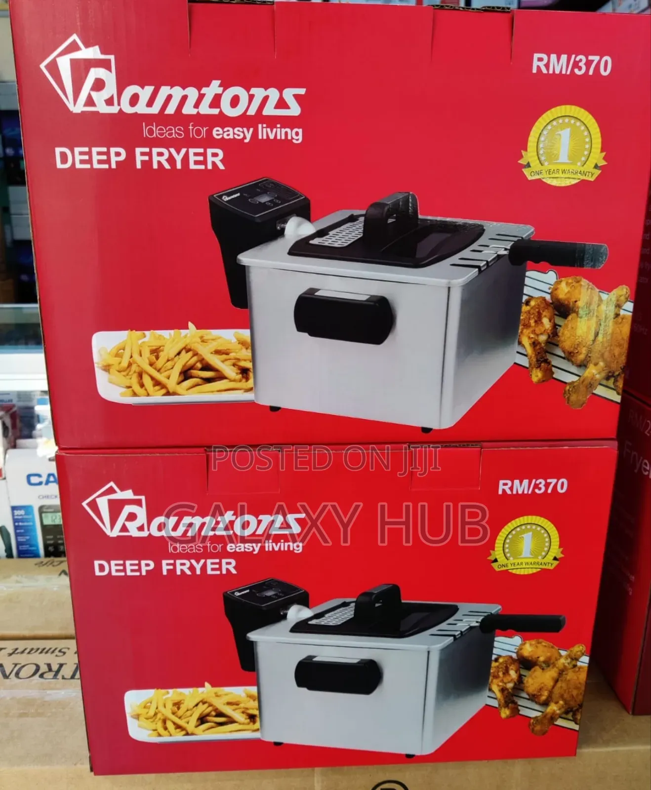 *Ramtons Deep Fryer 4.5litres (Double)