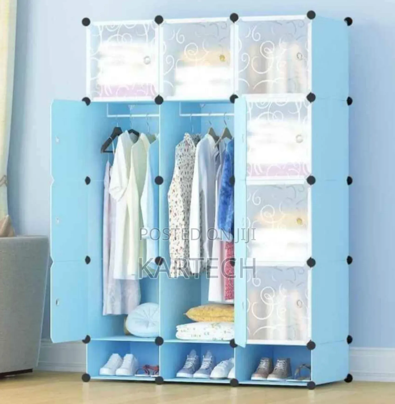 Portable Plastic Wardrobe