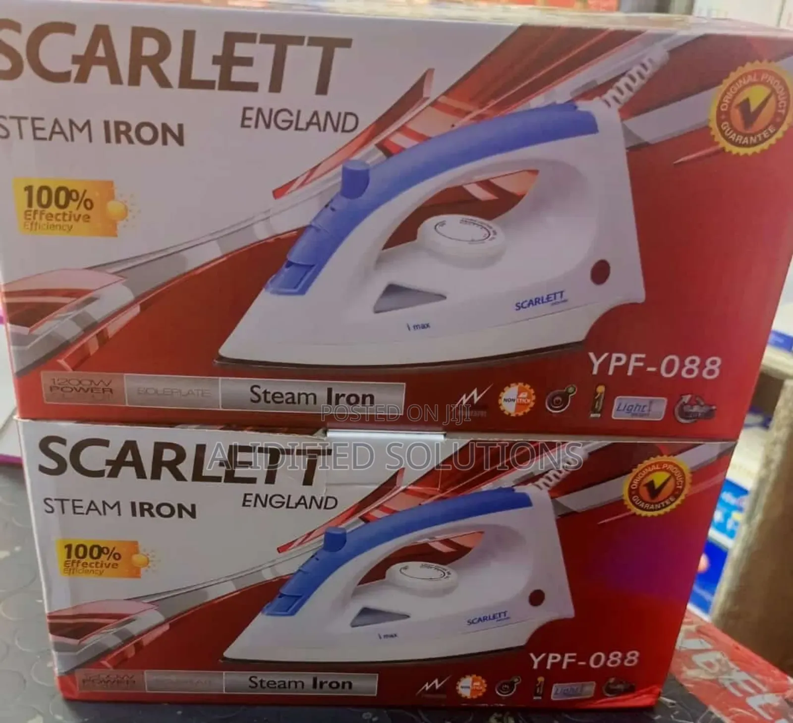 Scarlet Steam Iron