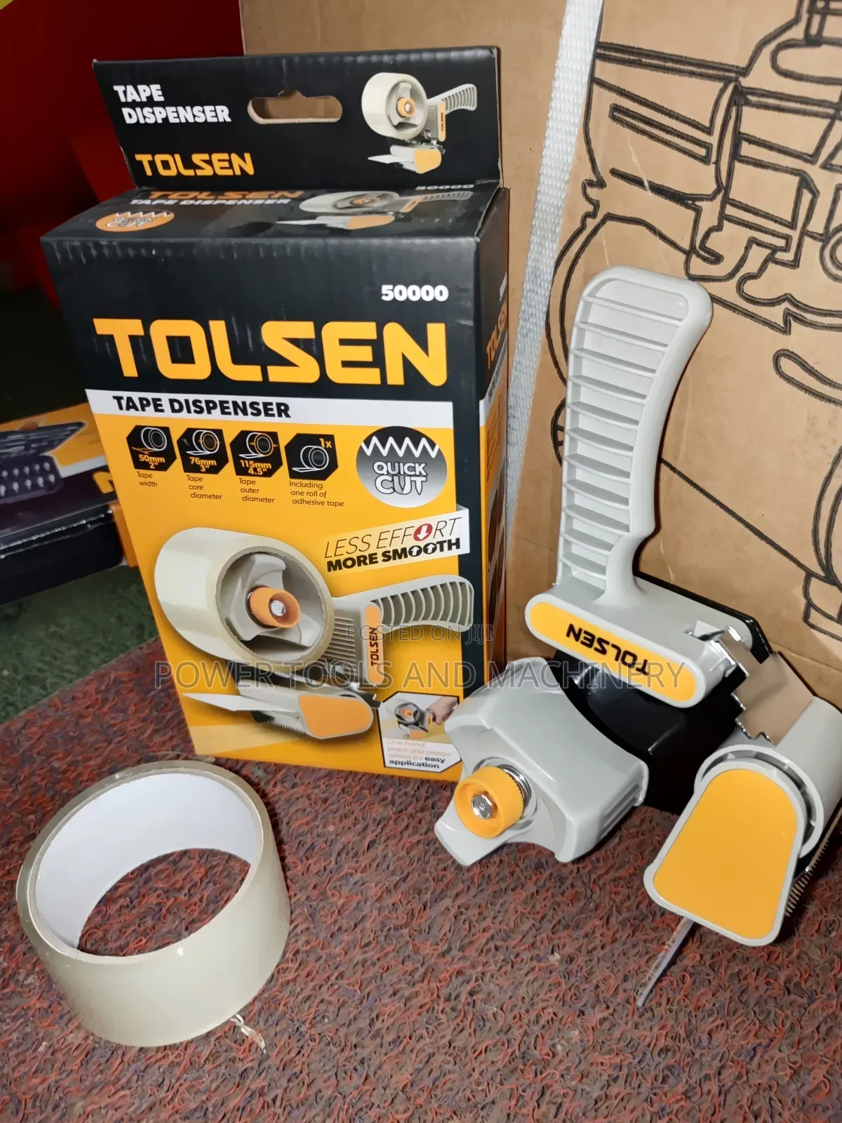 Tolsen Carton Sealer/Tape Dispenser