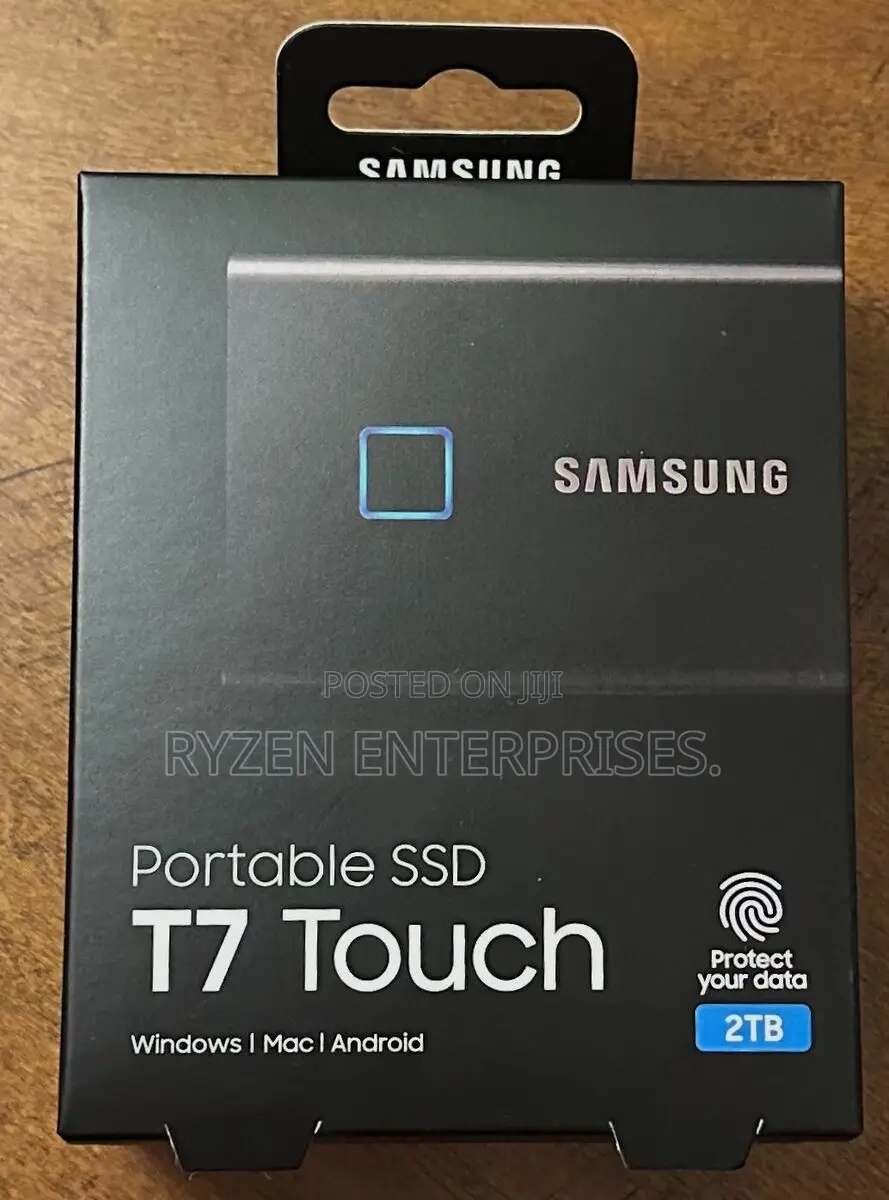 Samsung T7 Touch Portable External SSD 2TB With Fingerprint