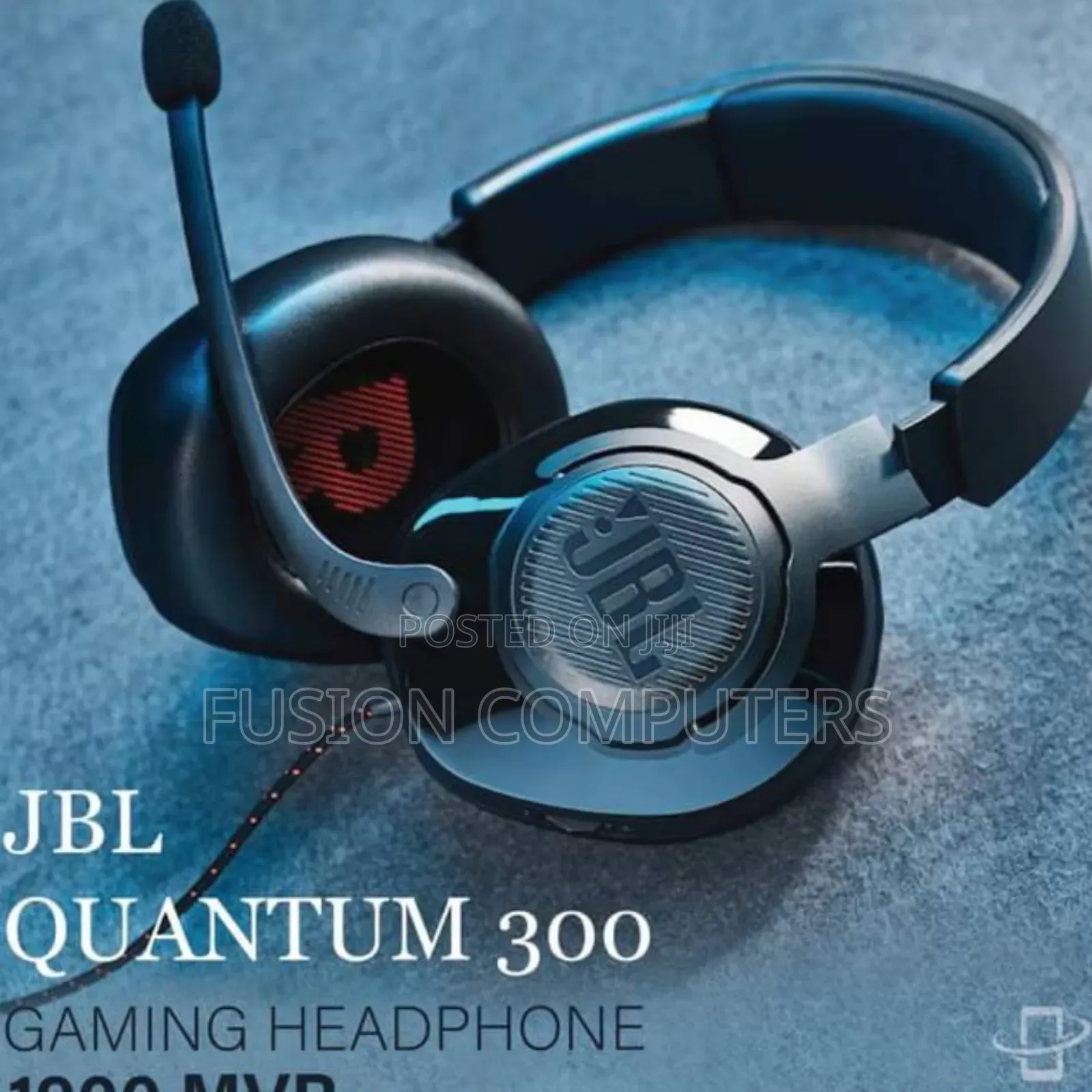 JBL Quantum 300 - Wired Over-Ear Gaming Headphones.