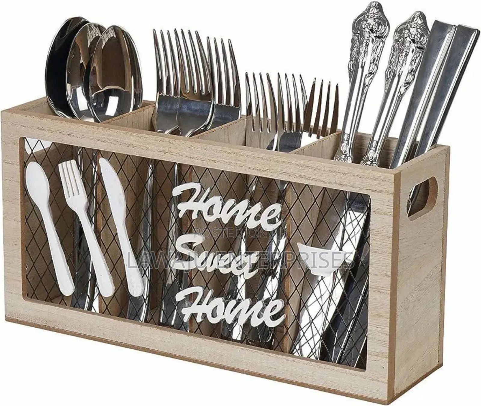 Wooden Cutlery Holder