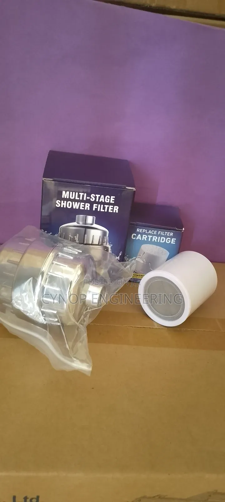 Shower Filter Removes Hardness and Scale