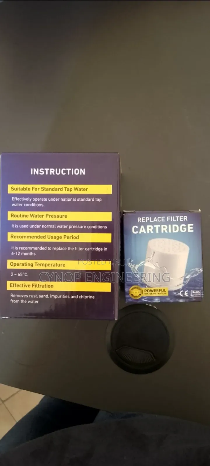 Chlorine Filter Removes Scale And Impurities