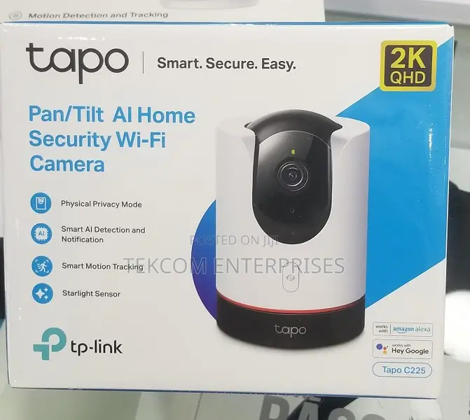 TP-LINK TAPO C225 Pan/Tilt AI Home Security Wi-Fi Camera