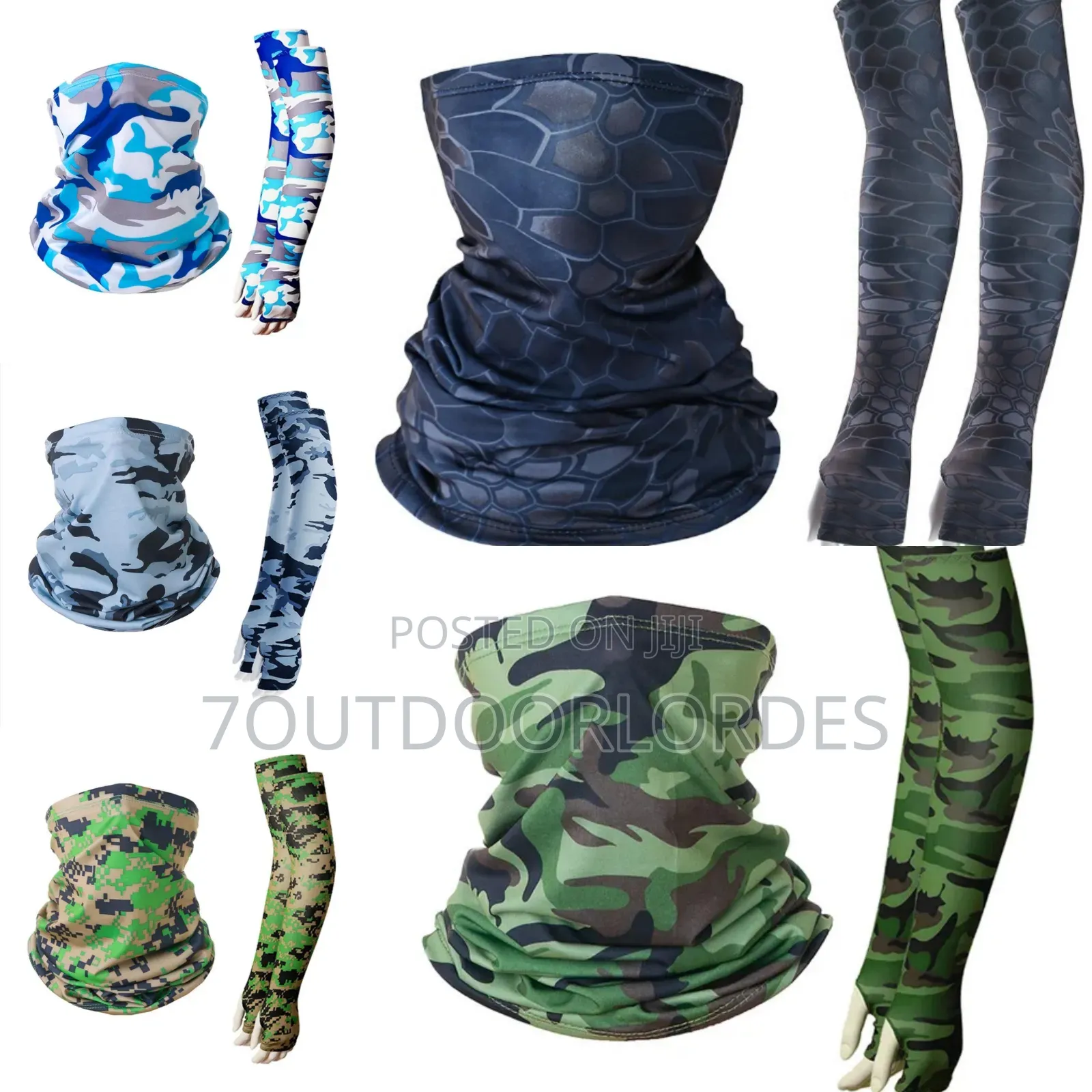 Sun Block Sleeves Neck Gaiter Set