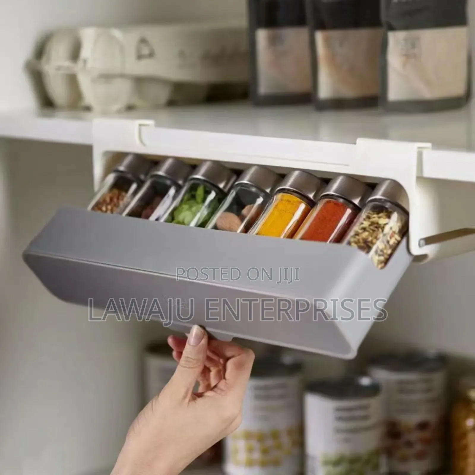 Under the Shelf Spice Rack