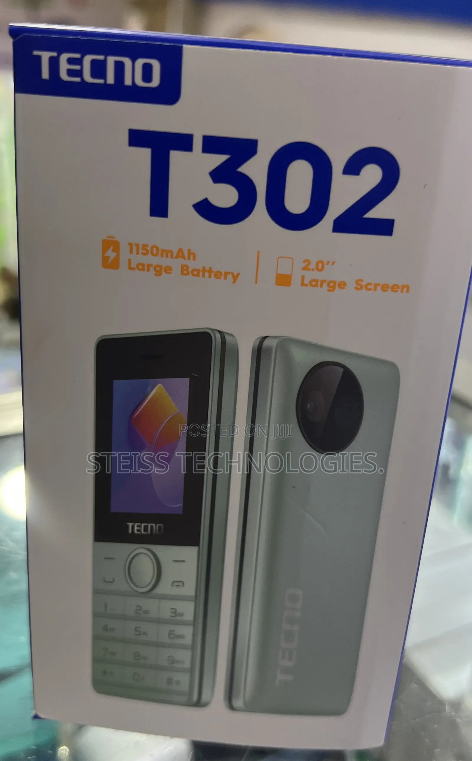 New Tecno T301 Black