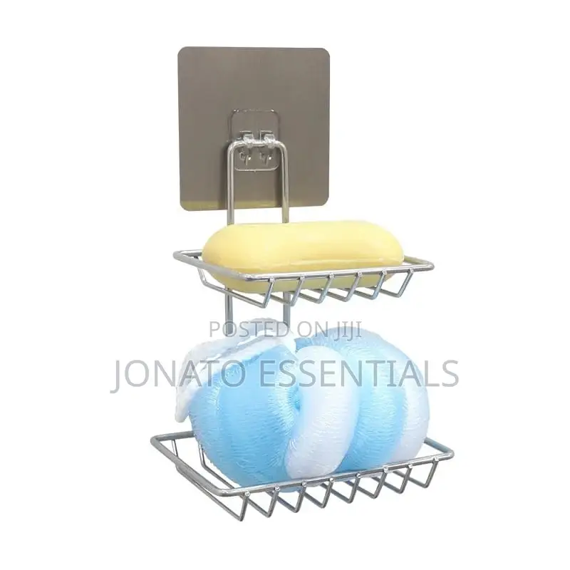 Stainless Steel Double Soap Dish Holder