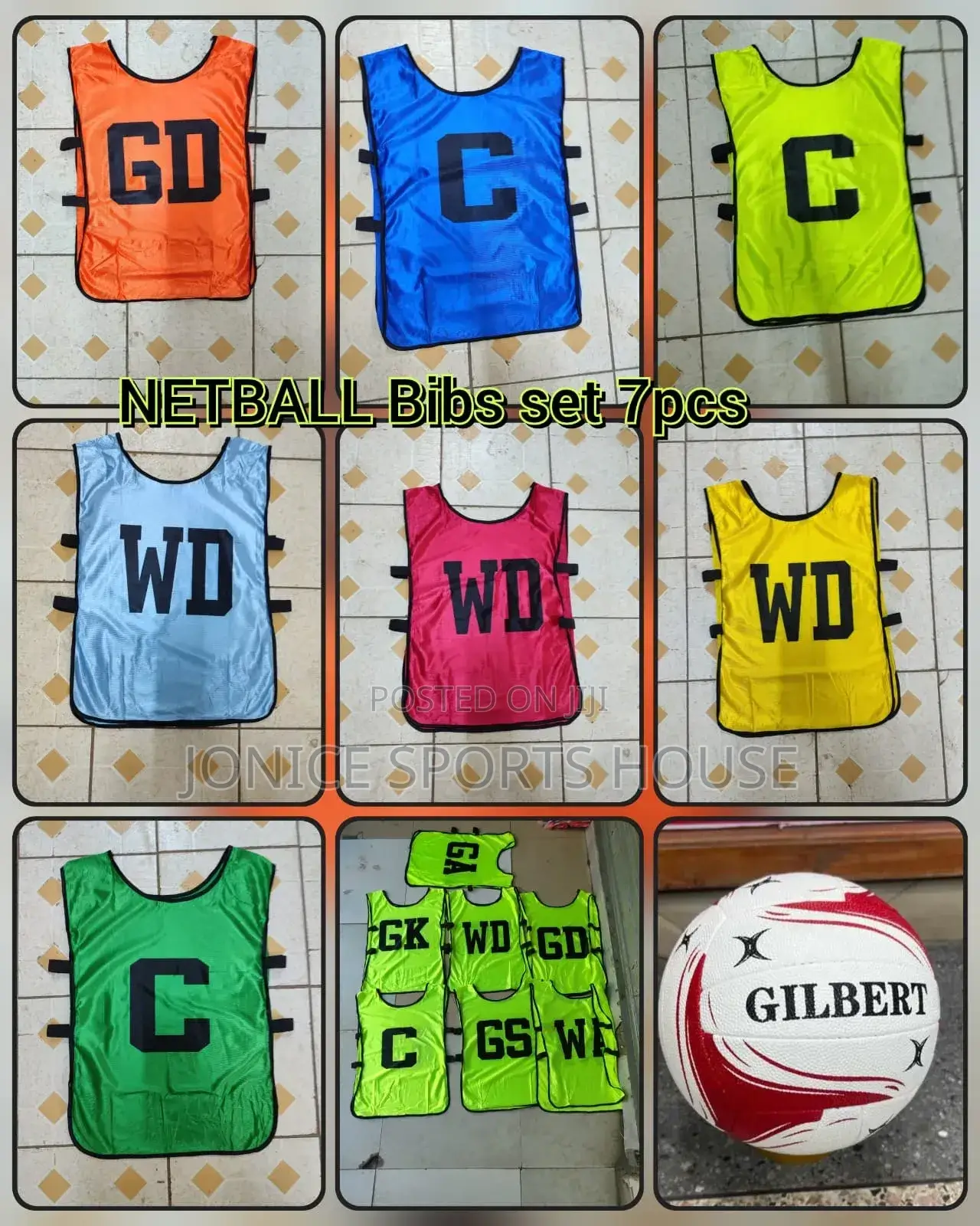 Imports Netball Bibs/Beeps