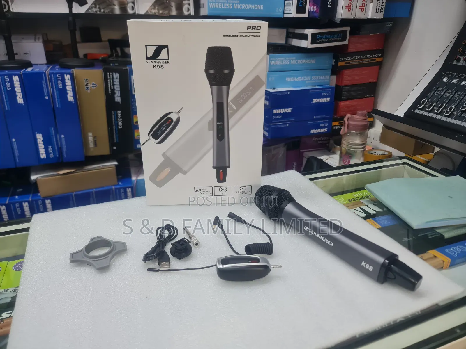Sennheiser K9S Camera/Phone Wireless Rechargeable Microphone