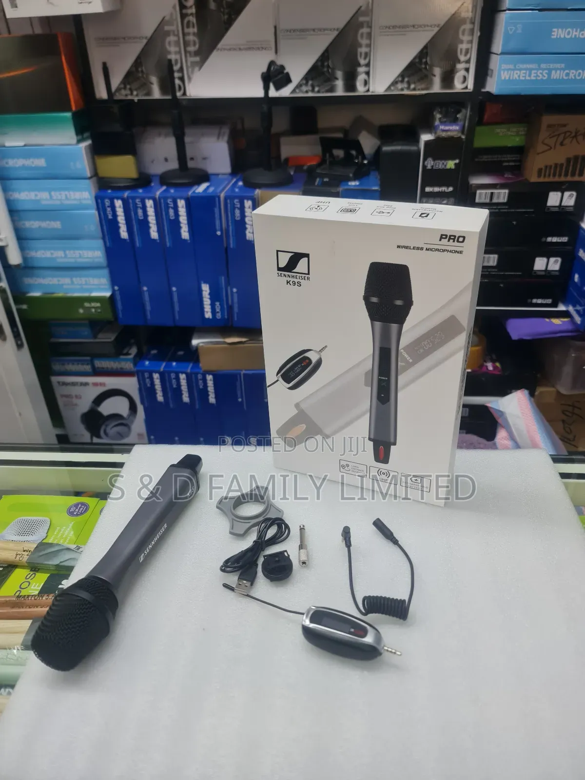 Sennheiser K9S Camera/Phone Wireless Rechargeable Microphone