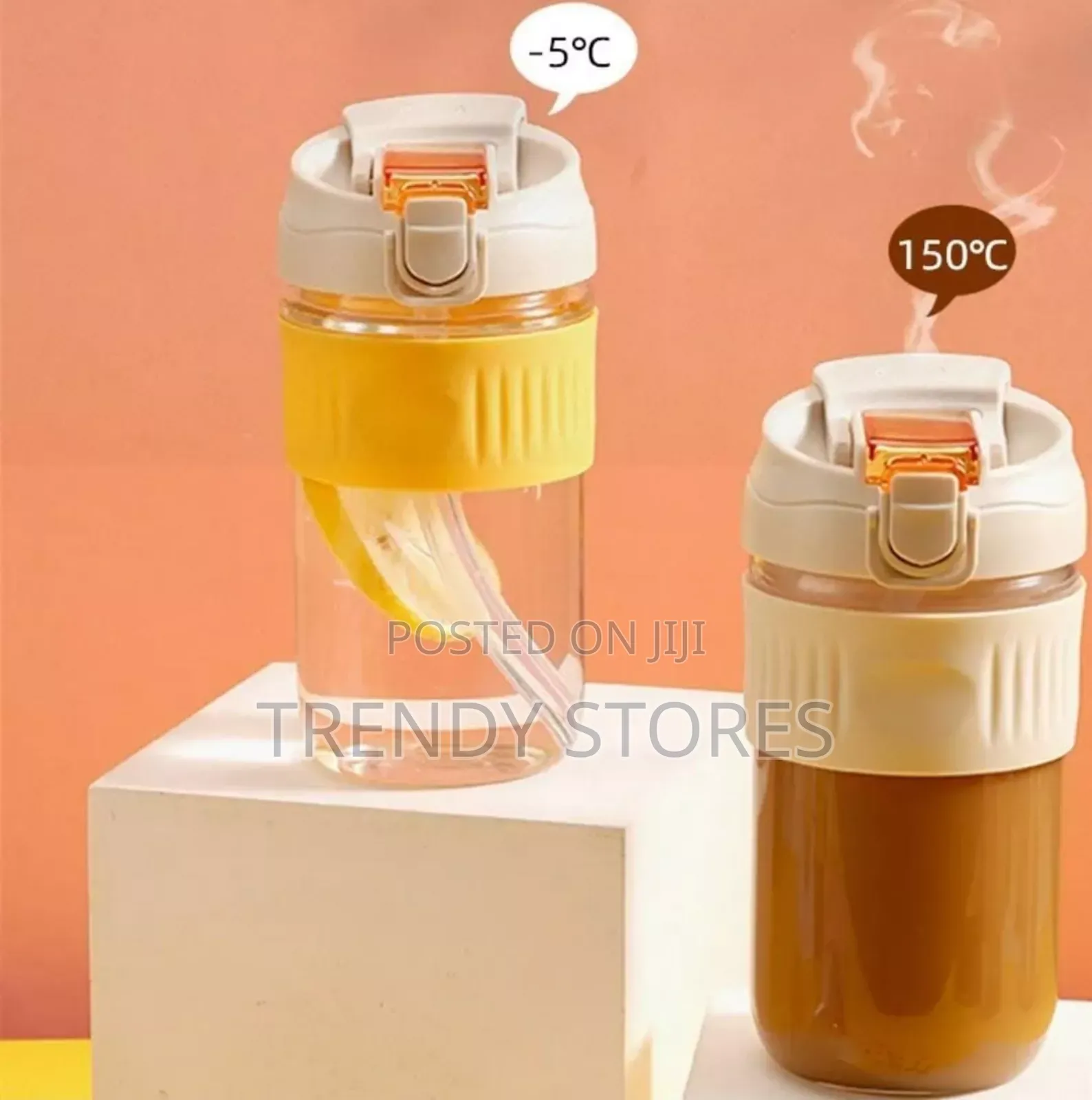 White Antiscalding Thermocup