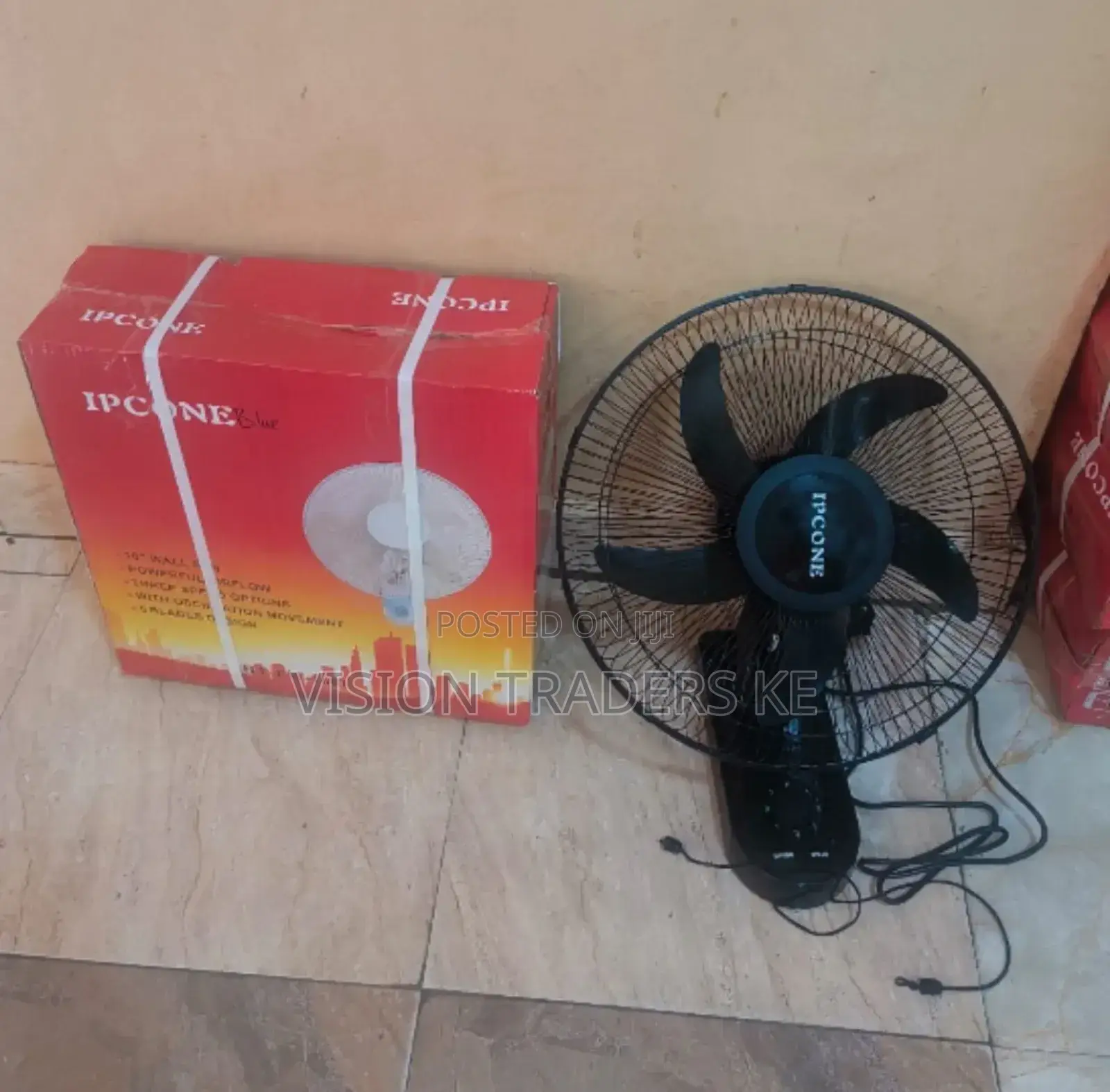 Ipcone Black Wall Mounted Fan# at .