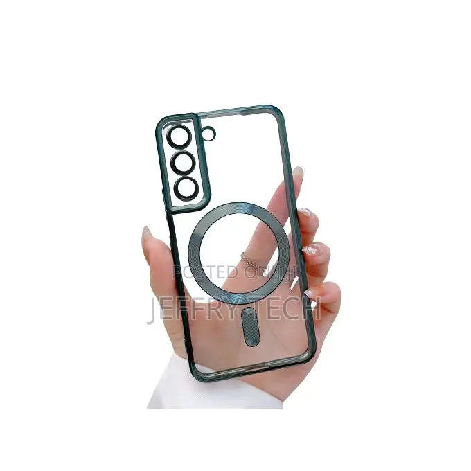Magsafe Case With Camera Protection for Samsung S22 - Green