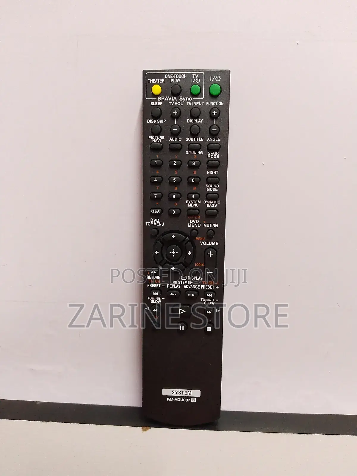 Sony Home Theatre System Remote